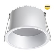 Novotech 359236 SPOT NT23 000 белый Светильник встраиваемый светодиодный IP20 LED 12W 220V 840Лм 3000К TRAN 359236 Novotech 359236 SPOT NT23 000 белый Светильник встраиваемый светодиодный IP20 LED 12W 220V 840Лм 3000К TRAN 359236