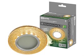 TDM Светильник встраиваемый СВ 03-11 MR16 50Вт G5.3 LED подсветка 3 Вт золото/хром SQ0359-0140 TDM Светильник встраиваемый СВ 03-11 MR16 50Вт G5.3 LED подсветка 3 Вт золото/хром SQ0359-0140