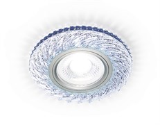 Ambrella Встраиваемый точечный светильник со светодиодной лентой S295 CH хром/прозрачный хрусталь/MR16+3W(LED COLD) S295 CH Ambrella Встраиваемый точечный светильник со светодиодной лентой S295 CH хром/прозрачный хрусталь/MR16+3W(LED COLD) S295 CH
