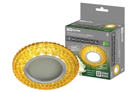TDM Светильник встраиваемый СВ 03-12 MR16 50Вт G5.3 LED подсветка 3 Вт золото/хром SQ0359-0142 TDM Светильник встраиваемый СВ 03-12 MR16 50Вт G5.3 LED подсветка 3 Вт золото/хром SQ0359-0142