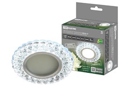 TDM Светильник встраиваемый СВ 03-13 MR16 50Вт G5.3 LED подсветка 3 Вт зеркальный/хром SQ0359-0143 TDM Светильник встраиваемый СВ 03-13 MR16 50Вт G5.3 LED подсветка 3 Вт зеркальный/хром SQ0359-0143