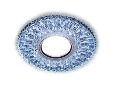 Ambrella Встраиваемый точечный светильник со светодиодной лентой S380 CL/CLD хром/прозрачный MR16+3W(LED COLD) S380 CL/CLD