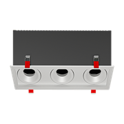 Varton Рамка для модульного светильника FLEX 50 14 тройная встраиваемая 110х325х130мм RAL9010 поворотная V1-R0-00435-10014-2000000 Varton Рамка для модульного светильника FLEX 50 14 тройная встраиваемая 110х325х130мм RAL9010 поворотная V1-R0-00435-10014-2000000