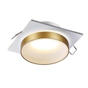 Novotech 370787 SPOT NT21 246 белый/золото Светильник встраиваемый влагозащищенный GU10 9W 220V WATER 370787 Novotech 370787 SPOT NT21 246 белый/золото Светильник встраиваемый влагозащищенный GU10 9W 220V WATER 370787