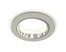 Ambrella Комплект встраиваемого светильника XC6514003 SGR/PSL серый песок/серебро полированное MR16 GU5.3 (C6514, N6112) XC6514003 Ambrella Комплект встраиваемого светильника XC6514003 SGR/PSL серый песок/серебро полированное MR16 GU5.3 (C6514, N6112) XC6514003