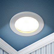 ЭРА Встраиваемый светильник влагозащищенный KL95 WH GX53 IP44 белый Б0055809 ЭРА Встраиваемый светильник влагозащищенный KL95 WH GX53 IP44 белый Б0055809