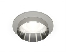 Ambrella Комплект встраиваемого светильника XC6514022 SGR/PSL серый песок/серебро полированное MR16 GU5.3 (C6514, N6132) XC6514022 Ambrella Комплект встраиваемого светильника XC6514022 SGR/PSL серый песок/серебро полированное MR16 GU5.3 (C6514, N6132) XC6514022