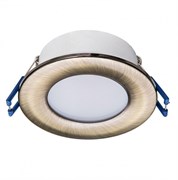 Citilux CLD008013 Акви Бронза Светильник встраиваемый 5W*3500K CLD008013 Citilux CLD008013 Акви Бронза Светильник встраиваемый 5W*3500K CLD008013