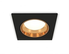 Ambrella Комплект встраиваемого светильника XC6521004 SBK/PYG черный песок/золото желтое полированное MR16 GU5.3 (C6521, N6113) XC6521004 Ambrella Комплект встраиваемого светильника XC6521004 SBK/PYG черный песок/золото желтое полированное MR16 GU5.3 (C6521, N6113) XC6521004