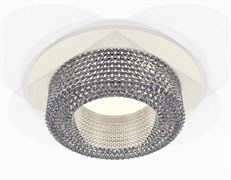 Ambrella Комплект встраиваемого светильника XC7621020 SWH/CL белый песок/прозрачный MR16 GU5.3 (C7621, N7191) XC7621020 Ambrella Комплект встраиваемого светильника XC7621020 SWH/CL белый песок/прозрачный MR16 GU5.3 (C7621, N7191) XC7621020