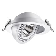 Novotech 358817 SPOT NT21 210 белый Светильник встраиваемый светодиодный IP20 LED 18W 1600Лм 4000K 220V GESSO 358817 Novotech 358817 SPOT NT21 210 белый Светильник встраиваемый светодиодный IP20 LED 18W 1600Лм 4000K 220V GESSO 358817