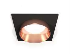 Ambrella Комплект встраиваемого светильника XC6521025 SBK/PPG черный песок/золото розовое полированное MR16 GU5.3 (C6521, N6135) XC6521025 Ambrella Комплект встраиваемого светильника XC6521025 SBK/PPG черный песок/золото розовое полированное MR16 GU5.3 (C6521, N6135) XC6521025