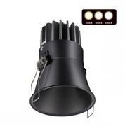 Novotech 358909 SPOT NT22 черный Встраиваемый светодиодный светильник с переключателем цветовой температуры IP20 LED 3000К\4000К\6000К 12W 220V LANG 358909 Novotech 358909 SPOT NT22 черный Встраиваемый светодиодный светильник с переключателем цветовой температуры IP20 LED 3000К\4000К\6000К 12W 220V LANG 358909