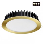 Novotech 358956 SPOT NT22 бронза светлая Встраиваемый светодиодный светильник с переключателем цветовой температуры IP20 LED 3000К\4000К\6000К 20W 220 358956 Novotech 358956 SPOT NT22 бронза светлая Встраиваемый светодиодный светильник с переключателем цветовой температуры IP20 LED 3000К\4000К\6000К 20W 220 358956