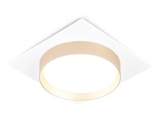 Ambrella Светильник встраиваемый TN5230 WH/GD белый/золото GX53 max 12W 110*110*35 TN5230 Ambrella Светильник встраиваемый TN5230 WH/GD белый/золото GX53 max 12W 110*110*35 TN5230