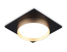 Ambrella Светильник встраиваемый TN5232 BK/GD черный/золото GX53 max 12W 110*110*35 TN5232 Ambrella Светильник встраиваемый TN5232 BK/GD черный/золото GX53 max 12W 110*110*35 TN5232
