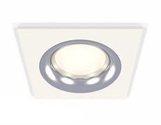 Ambrella Комплект встраиваемого светильника XC7631003 SWH/PSL белый песок/серебро полированное MR16 GU5.3 (C7631, N7012) XC7631003 Ambrella Комплект встраиваемого светильника XC7631003 SWH/PSL белый песок/серебро полированное MR16 GU5.3 (C7631, N7012) XC7631003
