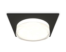 Ambrella Комплект встраиваемого светильника с акрилом XC8062022 SBK/FR/CL черный песок/белый матовый/прозрачный GX53 (C8062, N8399) XC8062022 Ambrella Комплект встраиваемого светильника с акрилом XC8062022 SBK/FR/CL черный песок/белый матовый/прозрачный GX53 (C8062, N8399) XC8062022