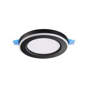Novotech 359019 SPOT NT23 черный Светильник встраиваемый светодиодный (три сценария работы) IP20 LED 3000К 6W+3W 100-265V 630Лм SPAN 359019 Novotech 359019 SPOT NT23 черный Светильник встраиваемый светодиодный (три сценария работы) IP20 LED 3000К 6W+3W 100-265V 630Лм SPAN 359019