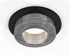Ambrella Комплект встраиваемого светильника XC7622020 SBK/CL черный песок/прозрачный MR16 GU5.3 (C7622, N7191) XC7622020 Ambrella Комплект встраиваемого светильника XC7622020 SBK/CL черный песок/прозрачный MR16 GU5.3 (C7622, N7191) XC7622020