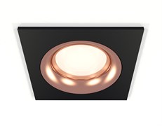 Ambrella Комплект встраиваемого светильника XC7632006 SBK/PPG черный песок/золото розовое полированное MR16 GU5.3 (C7632, N7015) XC7632006 Ambrella Комплект встраиваемого светильника XC7632006 SBK/PPG черный песок/золото розовое полированное MR16 GU5.3 (C7632, N7015) XC7632006