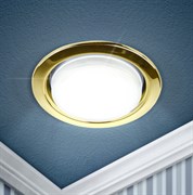 ЭРА Встраиваемый светильник под лампу GX53 KL35 GD /1 (к) 220V, 13W, золото Б0049008 ЭРА Встраиваемый светильник под лампу GX53 KL35 GD /1 (к) 220V, 13W, золото Б0049008