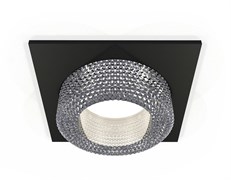 Ambrella Комплект встраиваемого светильника XC7632020 SBK/CL черный песок/прозрачный MR16 GU5.3 (C7632, N7191) XC7632020 Ambrella Комплект встраиваемого светильника XC7632020 SBK/CL черный песок/прозрачный MR16 GU5.3 (C7632, N7191) XC7632020