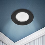 ЭРА Встраиваемый светильник алюминиевый KL107 BK/SL MR16 GU5.3 черный серебро Б0061098 ЭРА Встраиваемый светильник алюминиевый KL107 BK/SL MR16 GU5.3 черный серебро Б0061098