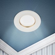 ЭРА Встраиваемый светильник алюминиевый KL107 WH/GD MR16 GU5.3 белый золото Б0061095 ЭРА Встраиваемый светильник алюминиевый KL107 WH/GD MR16 GU5.3 белый золото Б0061095