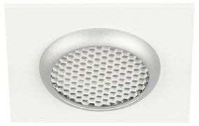 Встраиваемый светильник алюминиевый ЭРА KL110 WH/SL MR16 GU5.3 белый/серебро матовый Б0061532 Встраиваемый светильник алюминиевый ЭРА KL110 WH/SL MR16 GU5.3 белый/серебро матовый Б0061532