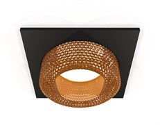 Ambrella Комплект встраиваемого светильника XC7632024 SBK/CF черный песок/кофе MR16 GU5.3 (C7632, N7195) XC7632024 Ambrella Комплект встраиваемого светильника XC7632024 SBK/CF черный песок/кофе MR16 GU5.3 (C7632, N7195) XC7632024