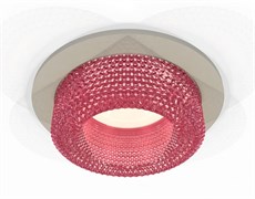 Ambrella Комплект встраиваемого светильника XC7623022 SGR/PI серый песок/розовый MR16 GU5.3 (C7623, N7193) XC7623022 Ambrella Комплект встраиваемого светильника XC7623022 SGR/PI серый песок/розовый MR16 GU5.3 (C7623, N7193) XC7623022