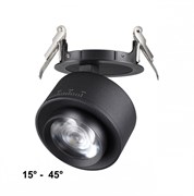 Novotech 358944 SPOT NT22 черный Светильник встраиваемый светодиодный IP20 LED 4000К 18W 220V EDDY 358944 Novotech 358944 SPOT NT22 черный Светильник встраиваемый светодиодный IP20 LED 4000К 18W 220V EDDY 358944