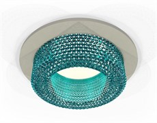 Ambrella Комплект встраиваемого светильника XC7623023 SGR/BL серый песок/голубой MR16 GU5.3 (C7623, N7194) XC7623023 Ambrella Комплект встраиваемого светильника XC7623023 SGR/BL серый песок/голубой MR16 GU5.3 (C7623, N7194) XC7623023