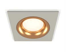 Ambrella Комплект встраиваемого светильника XC7633005 SGR/PYG серый песок/золото желтое полированное MR16 GU5.3 (C7633, N7014) XC7633005 Ambrella Комплект встраиваемого светильника XC7633005 SGR/PYG серый песок/золото желтое полированное MR16 GU5.3 (C7633, N7014) XC7633005
