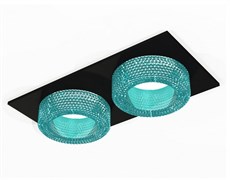 Ambrella Комплект встраиваемого светильника XC7636023 SBK/BL черный песок/голубой MR16 GU5.3 (C7636, N7194) XC7636023 Ambrella Комплект встраиваемого светильника XC7636023 SBK/BL черный песок/голубой MR16 GU5.3 (C7636, N7194) XC7636023