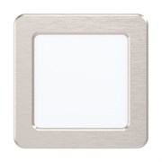 Eglo 99167 Светодиодный встраиваемый cветильник FUEVA 5, 5,5W (LED), 117х117, ET26, 650lm, 3000K, сталь, никель 99167 Eglo 99167 Светодиодный встраиваемый cветильник FUEVA 5, 5,5W (LED), 117х117, ET26, 650lm, 3000K, сталь, никель 99167