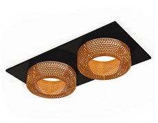 Ambrella Комплект встраиваемого светильника XC7636024 SBK/CF черный песок/кофе MR16 GU5.3 (C7636, N7195) XC7636024 Ambrella Комплект встраиваемого светильника XC7636024 SBK/CF черный песок/кофе MR16 GU5.3 (C7636, N7195) XC7636024
