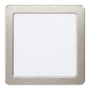 Eglo 99168 Светодиодный встраиваемый светильник FUEVA 5, 10,5W (LED), 166х166, ET26, 1200lm, 3000K, сталь, никель 99168 Eglo 99168 Светодиодный встраиваемый светильник FUEVA 5, 10,5W (LED), 166х166, ET26, 1200lm, 3000K, сталь, никель 99168