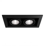 Maytoni Встраиваемый светильник Metal Modern GU10 2x50Вт DL008-2-02-B Maytoni Встраиваемый светильник Metal Modern GU10 2x50Вт DL008-2-02-B