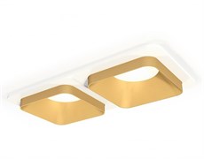Ambrella Комплект встраиваемого светильника XC7905004 SWH/SGD белый песок/золото песок MR16 GU5.3 (C7905, N7704) XC7905004 Ambrella Комплект встраиваемого светильника XC7905004 SWH/SGD белый песок/золото песок MR16 GU5.3 (C7905, N7704) XC7905004