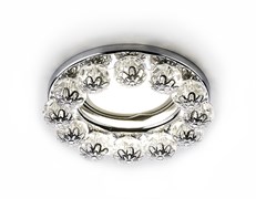 Ambrella Встраиваемый точечный светильник K203 CL/CH хром/прозрачный K203 CL/CH Ambrella Встраиваемый точечный светильник K203 CL/CH хром/прозрачный K203 CL/CH