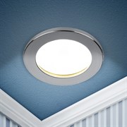 ЭРА Встраиваемый светильник влагозащищенный ЭРА KL95 CH GX53 IP44 хром Б0055811 ЭРА Встраиваемый светильник влагозащищенный ЭРА KL95 CH GX53 IP44 хром Б0055811