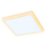 Ambrella Встраиваемый светодиодный светильник с подсветкой DCR333 10W+4W 6400K/3000K 85-265V 120*120*32 DCR333 Ambrella Встраиваемый светодиодный светильник с подсветкой DCR333 10W+4W 6400K/3000K 85-265V 120*120*32 DCR333