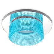 Ambrella Встраиваемый точечный светильник TN351 CH/BL хром/голубой GU5.3+3W (LED COLD) D95*45 TN351 Ambrella Встраиваемый точечный светильник TN351 CH/BL хром/голубой GU5.3+3W (LED COLD) D95*45 TN351