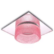 Ambrella Встраиваемый точечный светильник TN356 CH/PI хром/розовый GU5.3+3W (LED COLD) 95*95*45 TN356 Ambrella Встраиваемый точечный светильник TN356 CH/PI хром/розовый GU5.3+3W (LED COLD) 95*95*45 TN356