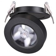 Novotech 357983 NT19 077 черный Встраиваемый светильник IP20 LED 3000К 12W 220V GRODA 357983 Novotech 357983 NT19 077 черный Встраиваемый светильник IP20 LED 3000К 12W 220V GRODA 357983