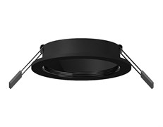 Ambrella Корпус светильника встраиваемый для насадок D70mm C7622 SBK черный песок D92*H25mm MR16 GU5.3 C7622