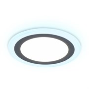 Ambrella Встраиваемый cветодиодный светильник с подсветкой DCR365 12W+4W 4200K/6400K 85-265V D195*28 DCR365