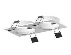 Ambrella Корпус светильника встраиваемый для насадок D70mm C7635 SWH белый песок 180*92*H25mm MR16 GU5.3 C7635 Ambrella Корпус светильника встраиваемый для насадок D70mm C7635 SWH белый песок 180*92*H25mm MR16 GU5.3 C7635